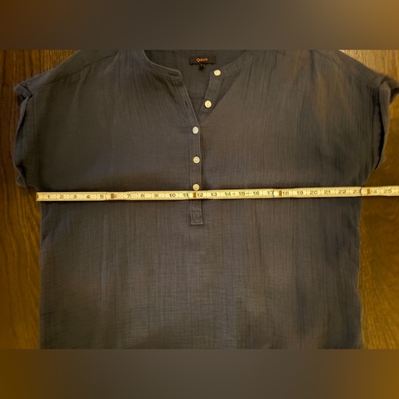 Quince 100% Organic Cotton Gauze Roll Sleeve Shirt L - Picture 12 of 12